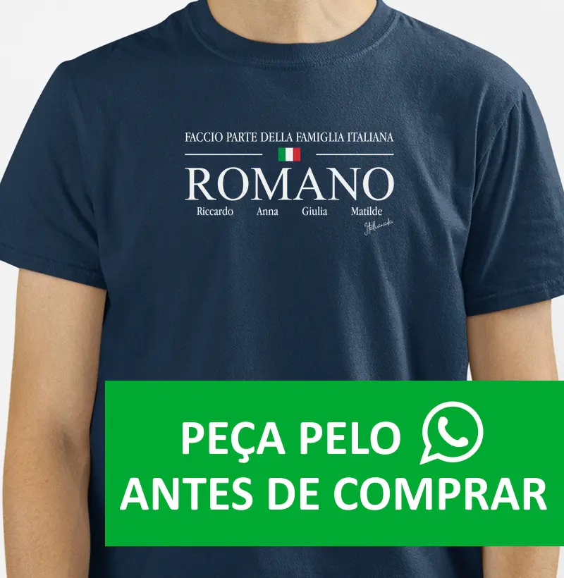 FAÇO PARTE DA FAMÍLIA ITALIANA [SOBRENOME]