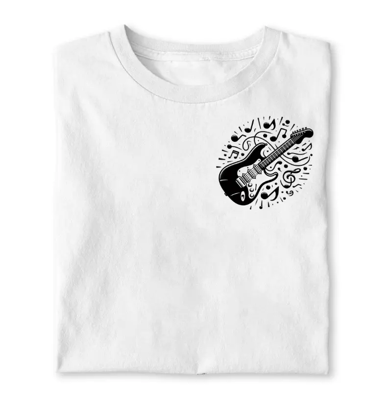 Guitarra - Detalhe de bolso