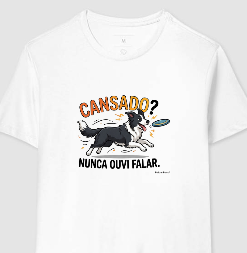 CAMISETA BORDER COLLIE CANSADO - Camiseta