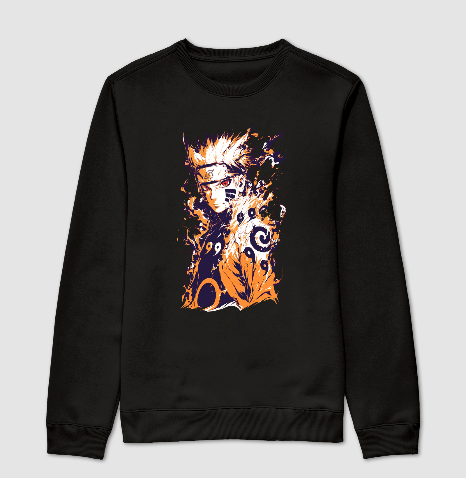Naruto Ascensão da Kurama - Suéter Moletom