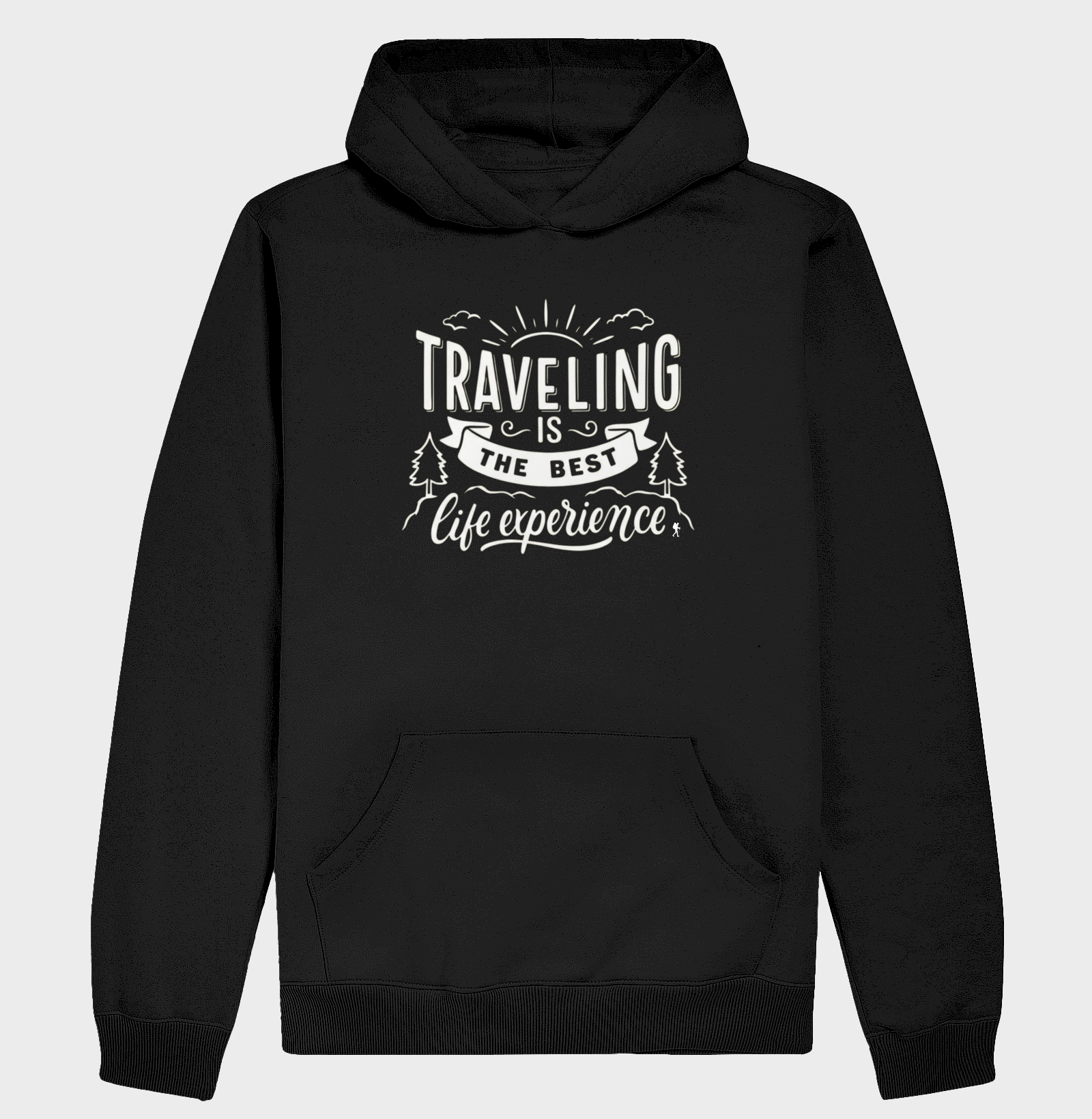 Camiseta Traveling is The Best Life Experience | Frase Viagem Vintage | Colecao Viciados em Viagem