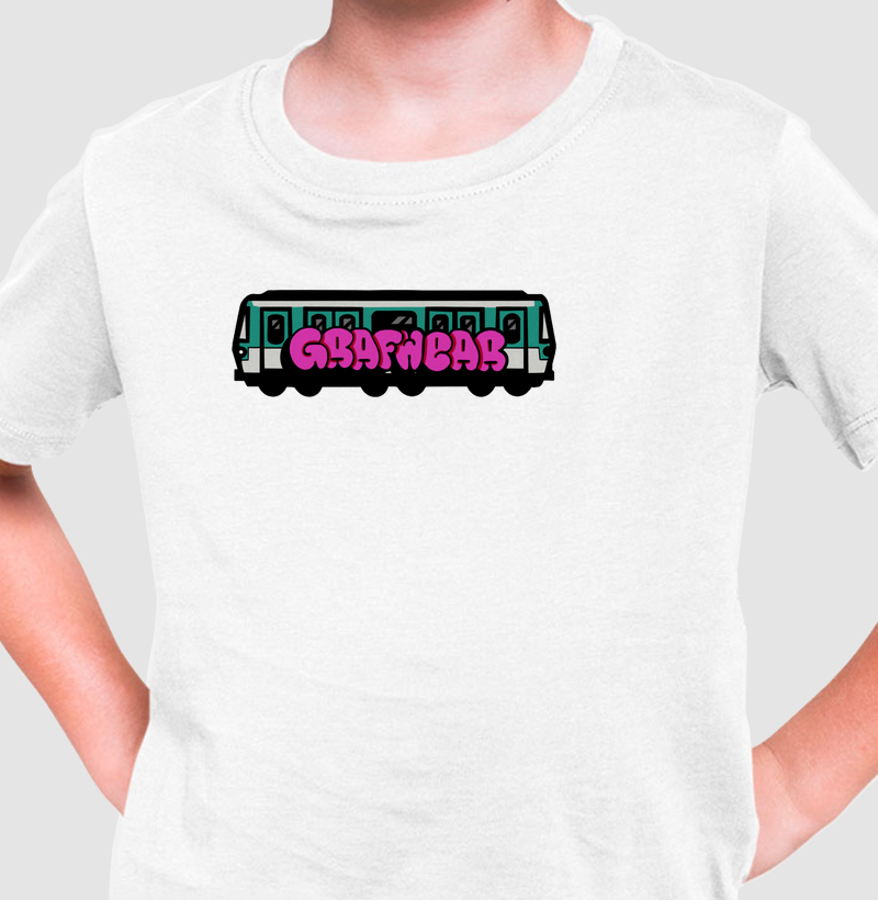 Camiseta Infantil Estação Grafwear