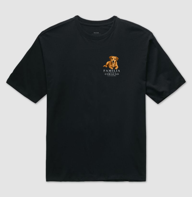 SRD - Caramelo - Família - Camiseta Oversized