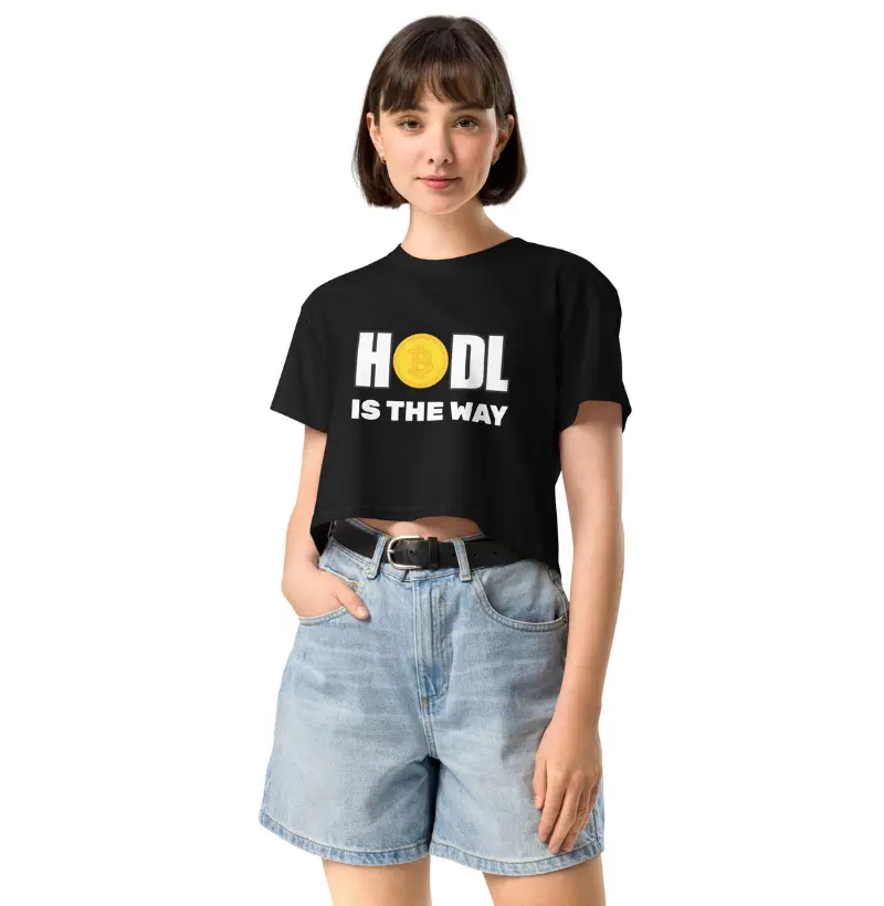 Cropped Crypto Style Bitcoin