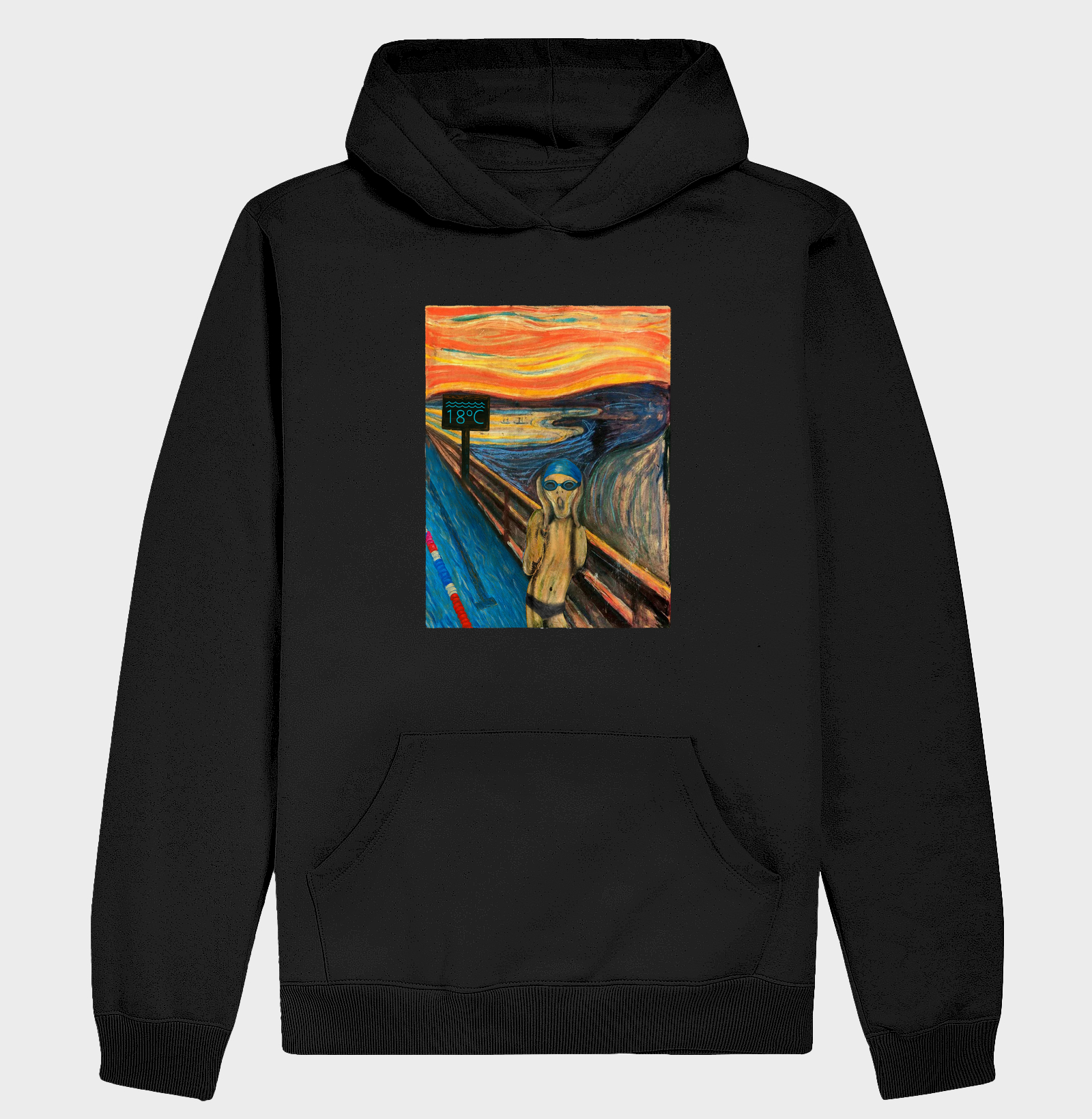 Hoodie Moletom Natação - O Grito - Hoodie Moletom