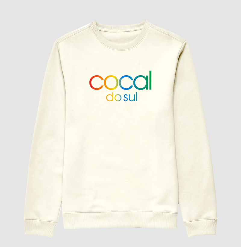 Suéter Moletom Cocal do Sul Cores da Bandeira