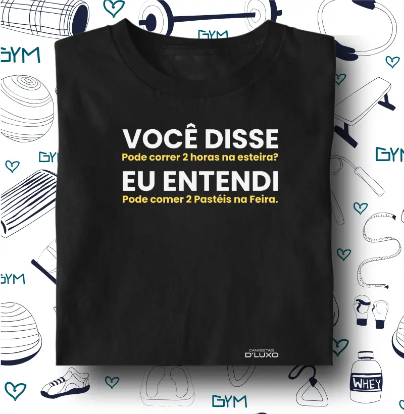 Você falou pode correr 2 horas na esteira