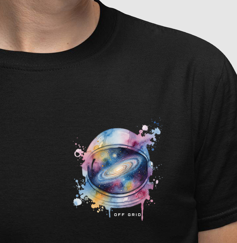 Astronauta aquarela
