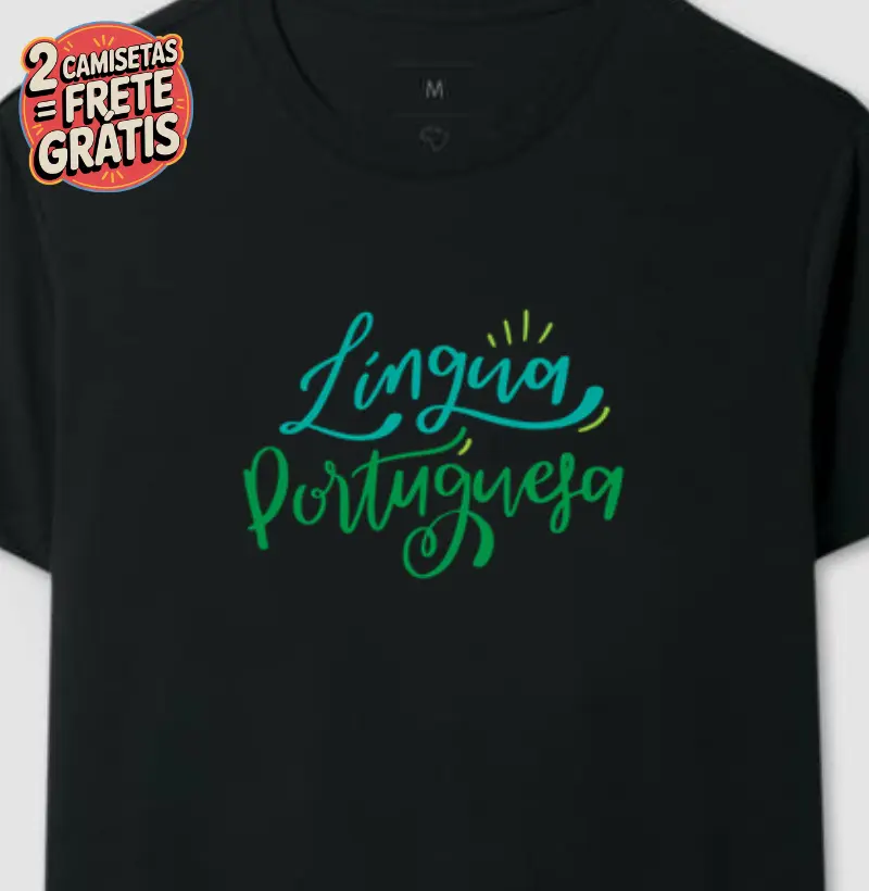 Camiseta Língua Portuguesa