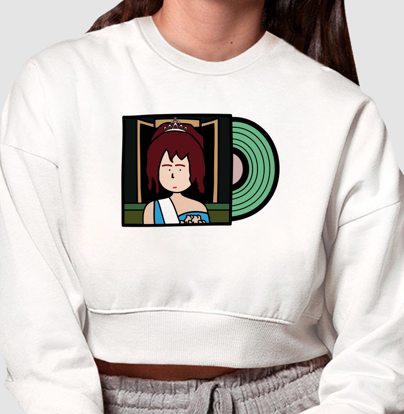 Cropped Moletom Inspiração Chappell Roan