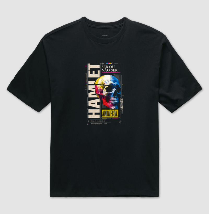 HAMLET — Ainda Ecoa releitura - Camiseta Oversized