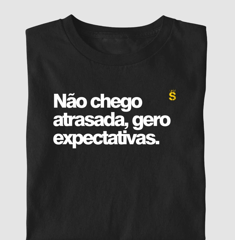 Nao chego atrasada gero expectativas