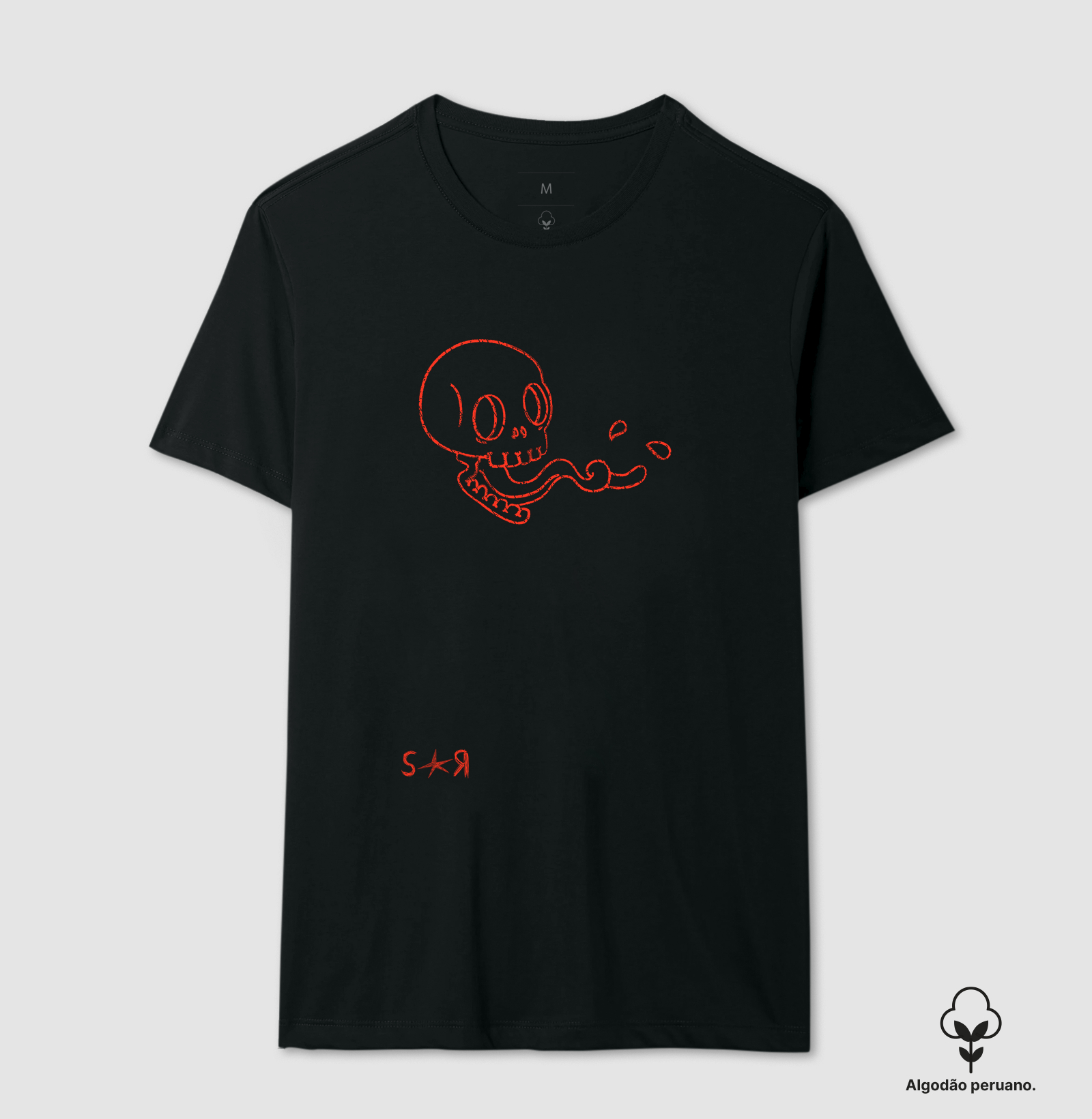 Camiseta Algodão Peruano S★R CRAZY