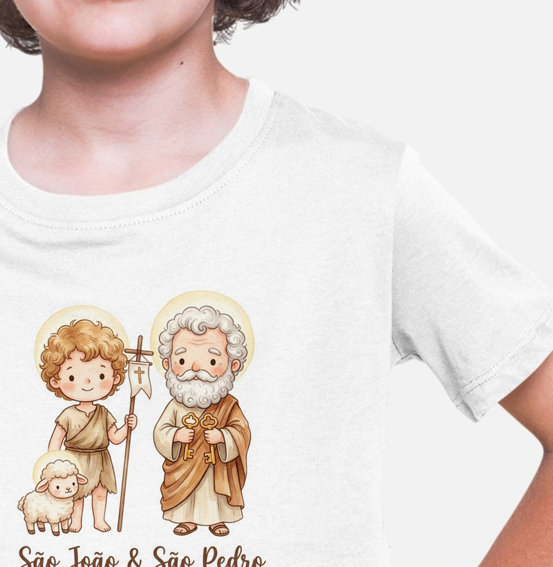 Camiseta Infantil São João e São Pedro
