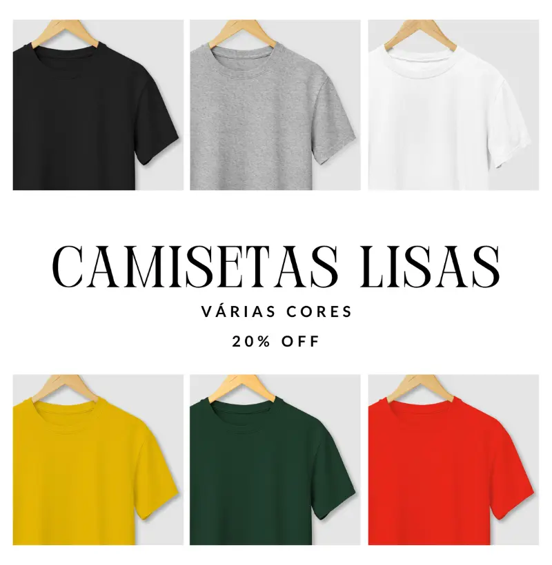 Camisetas Lisas Premium