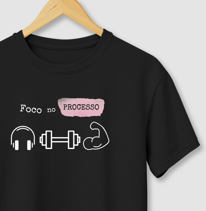 Camiseta Foco no Processo – TRENO | Evolução Todos os Dias