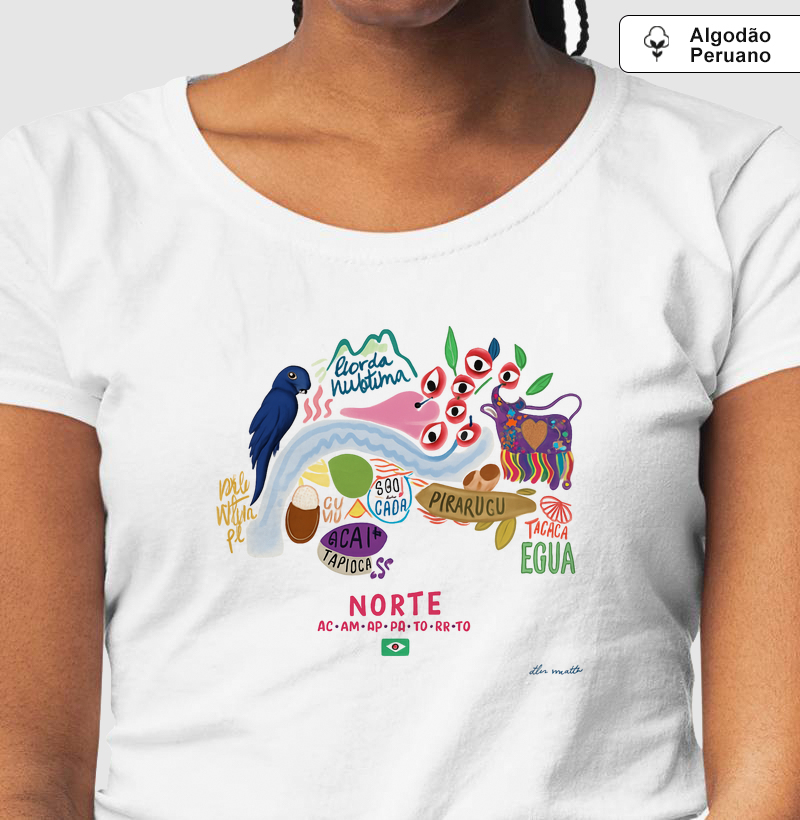 Camiseta Algodão Peruano Alma Nordestina