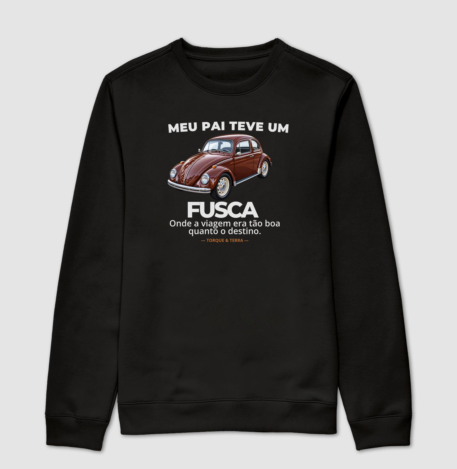 Meu pai teve um - FUSCA - marrom escuro