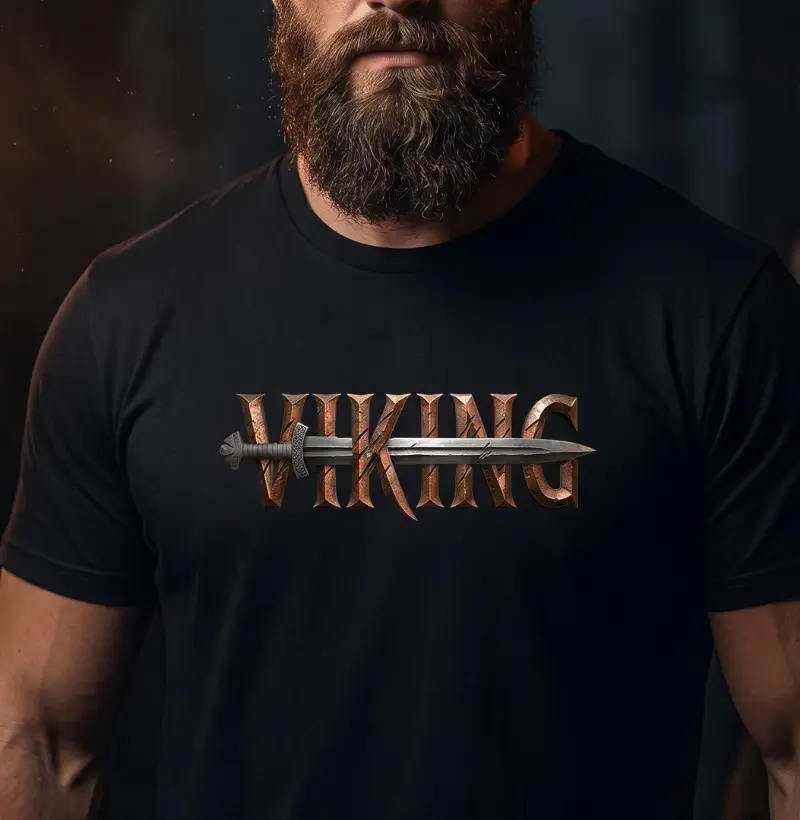 Viking espada atravessada