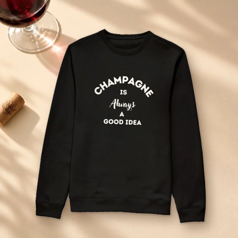 Moletom Champagne is Always a Good Idea