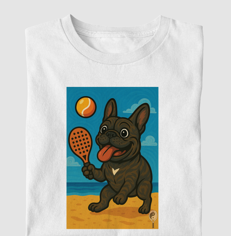 Bulldog Francês Beach Tennis