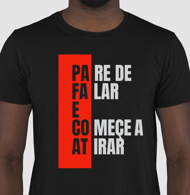 Pare de falar e começe a atirar