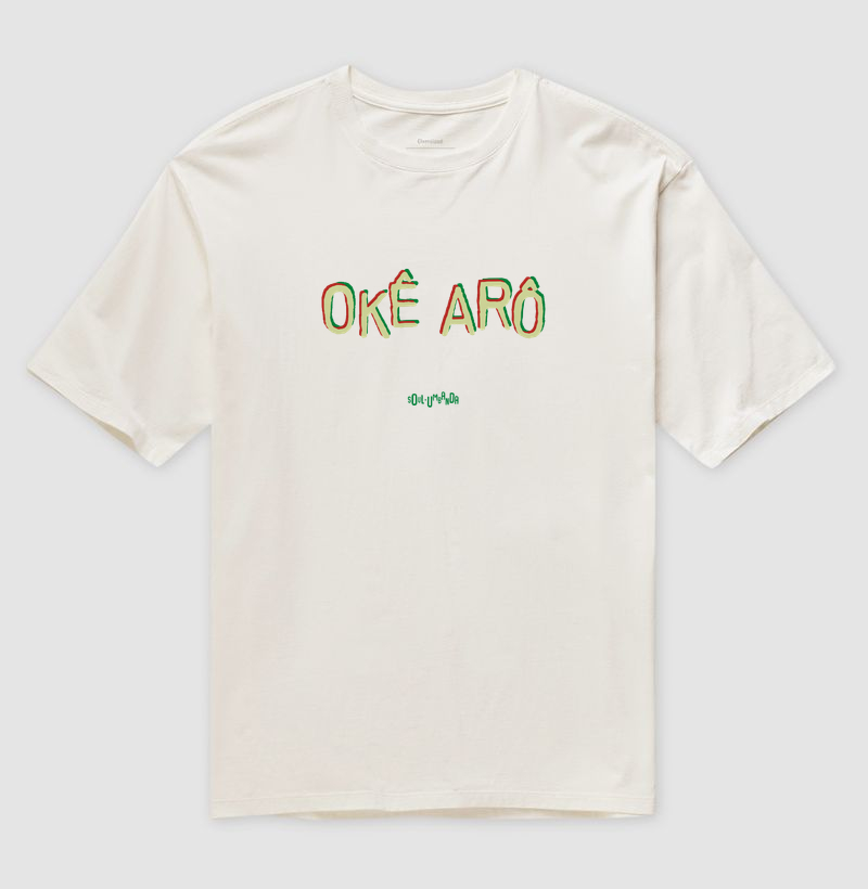 oversized OXÓSSI saudação unissex