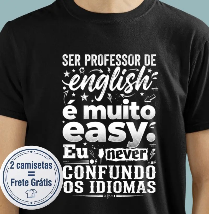 Ser professor de inglês - Camiseta
