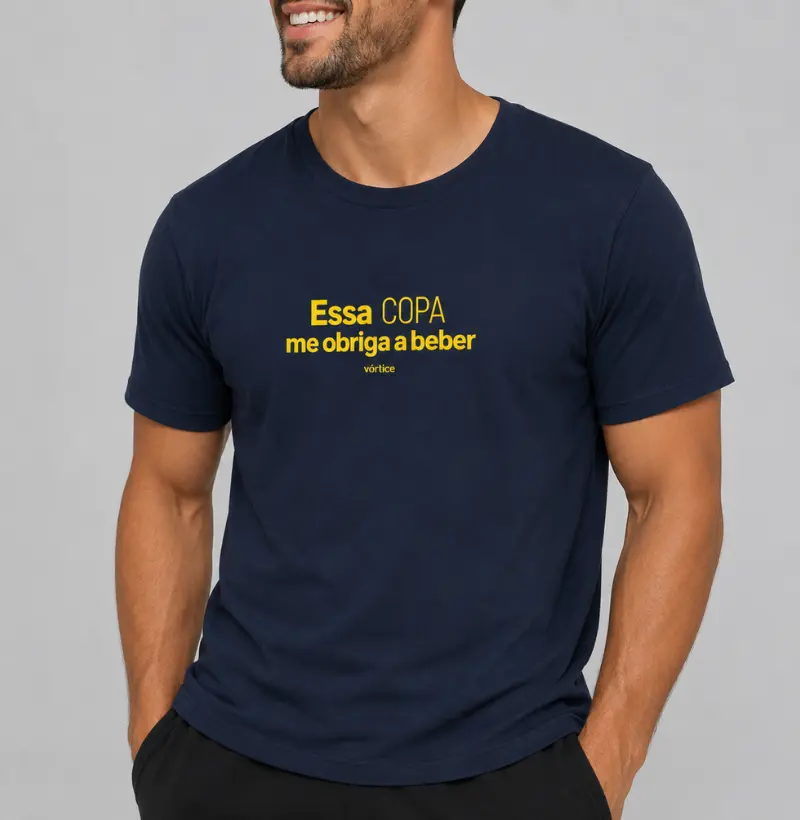 T-shirt - Essa Copa me obriga a beber