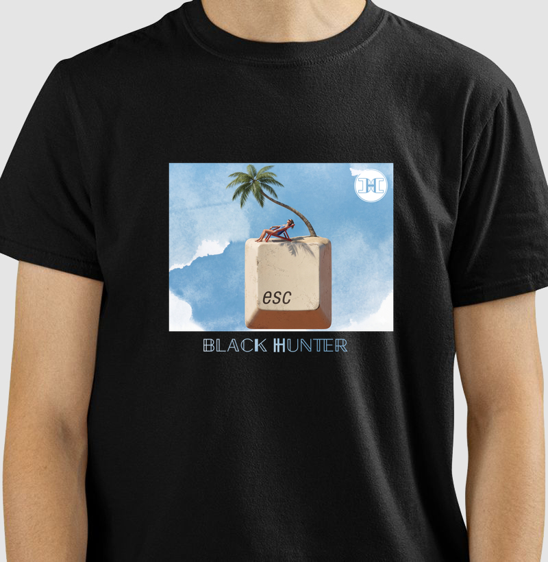 camiseta esc black hunter