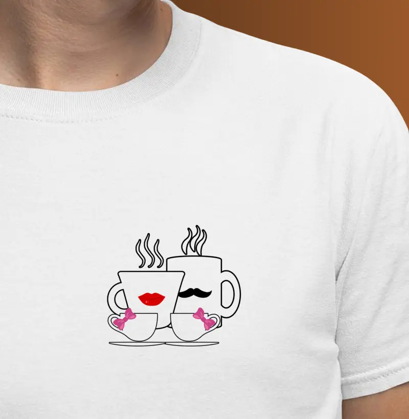 Pai, mãe e 2 filhas Cafeinados