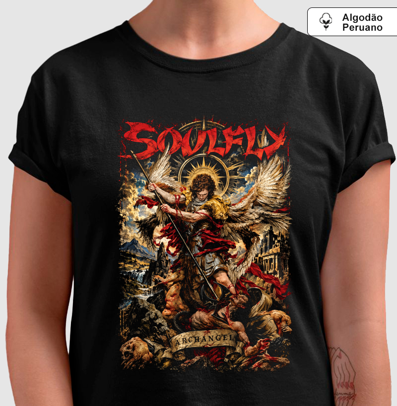 Camiseta Premium - Soulfly