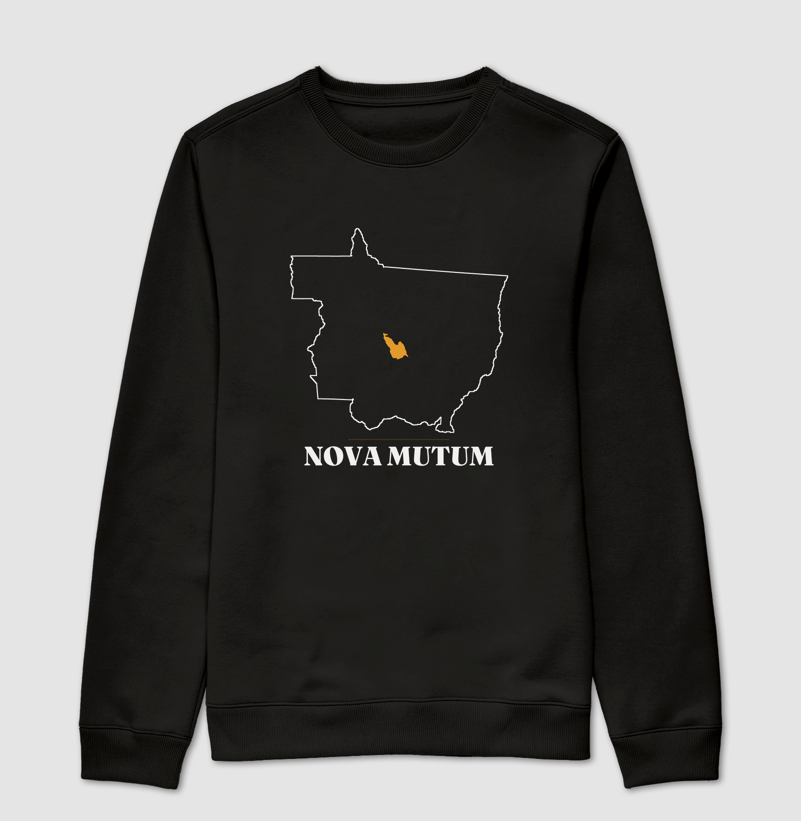 Nova Mutum | Traço MT - Suéter Moletom