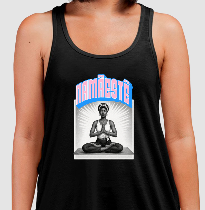 Regata Namãestê - Algodão Premium - Anjali Mudra  / Gesto de saudação - mãe 2