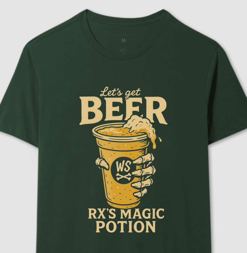 Camiseta Wodskull Poção Mágica