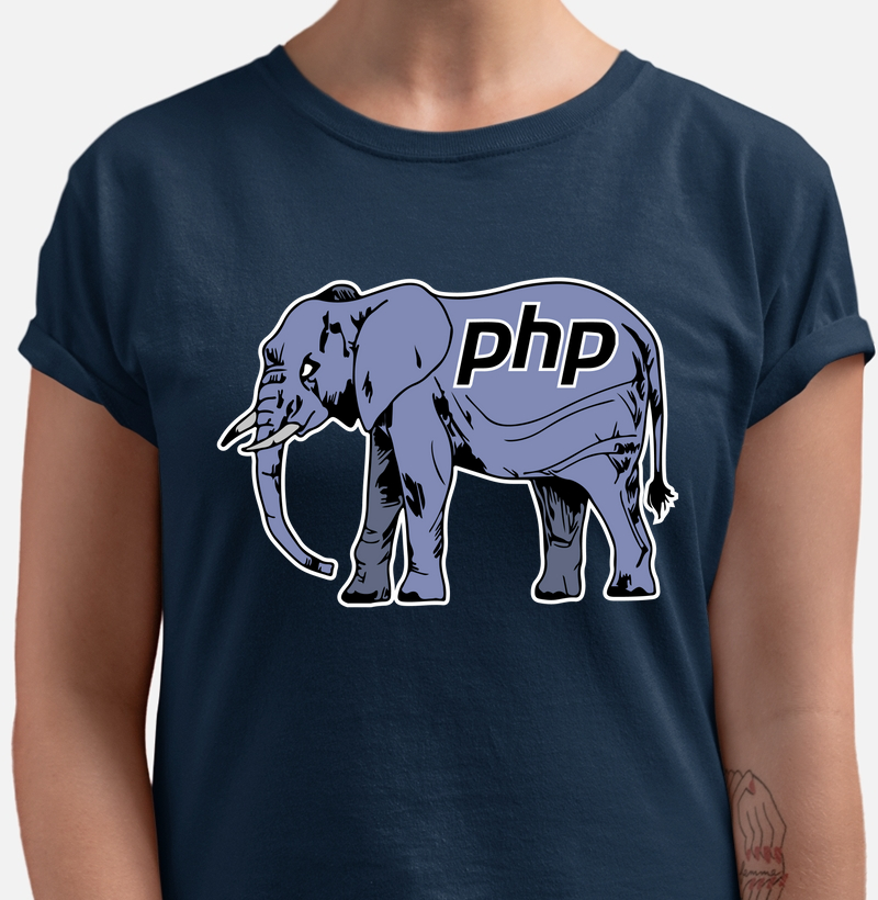 Camiseta Elefante PHP
