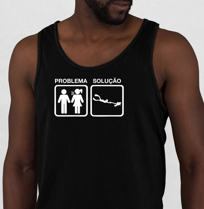 Camiseta Regata Pesca Sub Problema-Solução