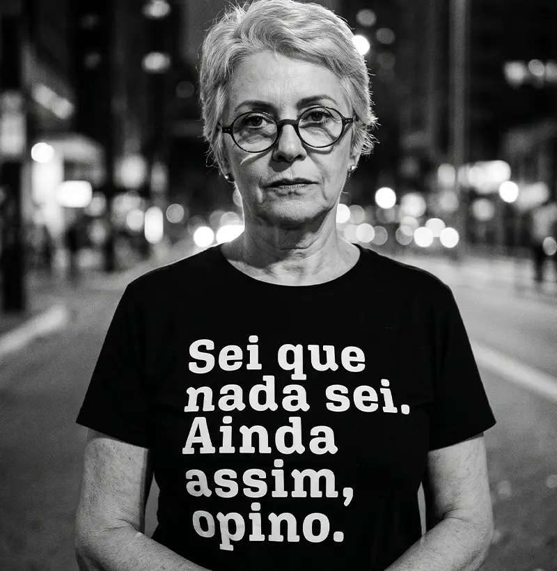 Sei que nada sei. Ainda assim, opino. 