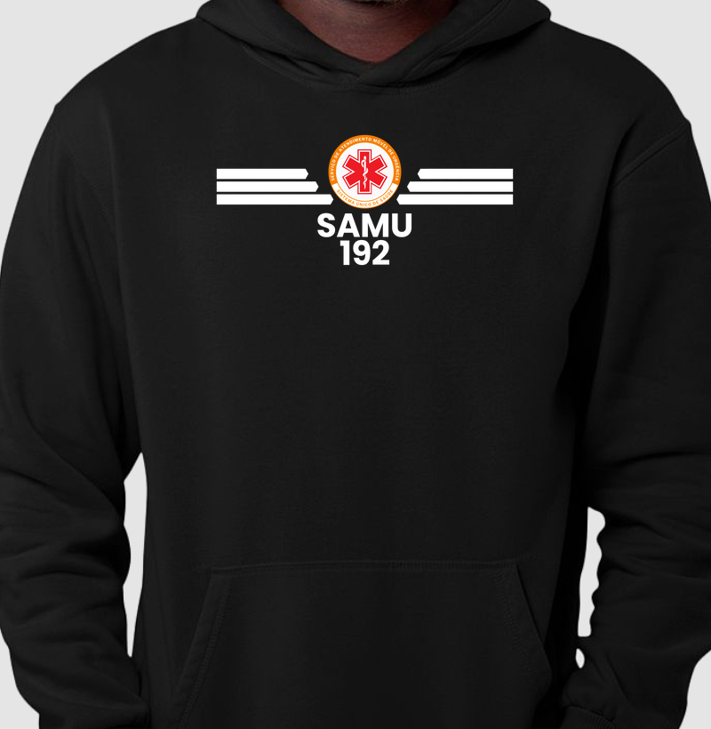 Moletom Canguru – Logo SAMU 192