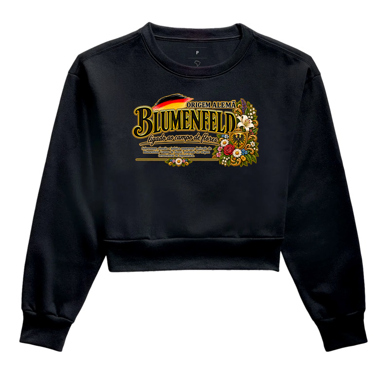 Blumenfeld  - Cropped Moletom