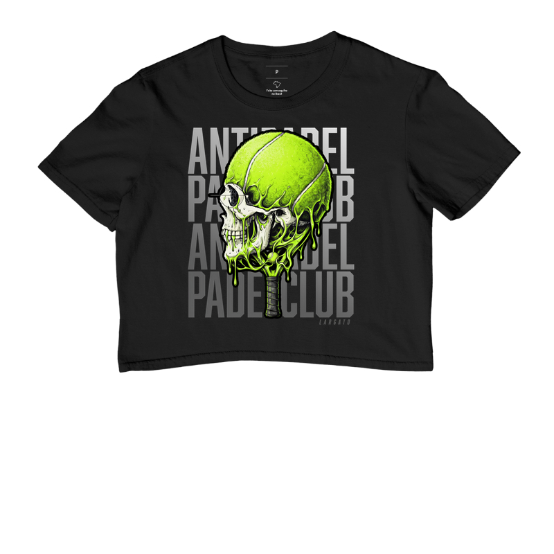 Camiseta Anti-Padel Caveira Prata