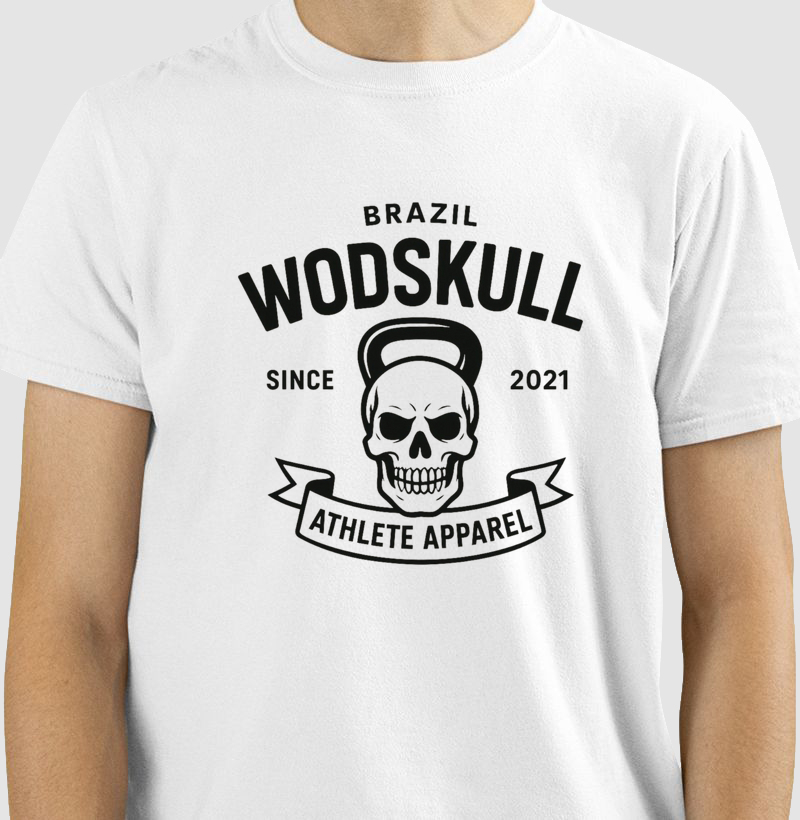 Camiseta Wodskull Kettlebell Skull