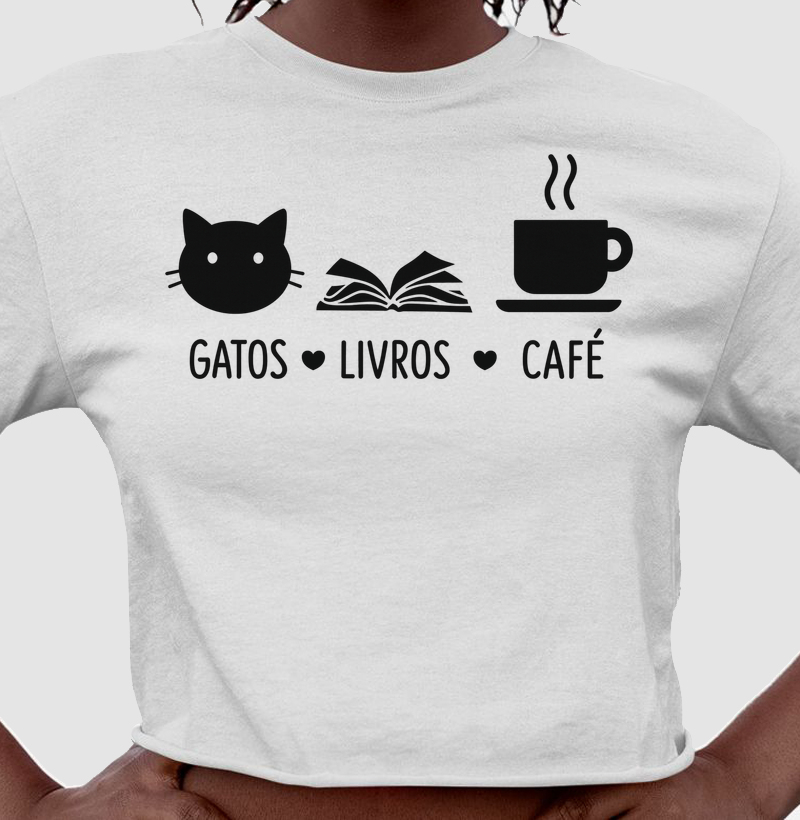 Gatos + Livros + Café
