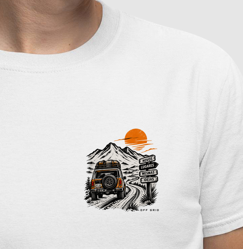 Novos Lugares - Camiseta