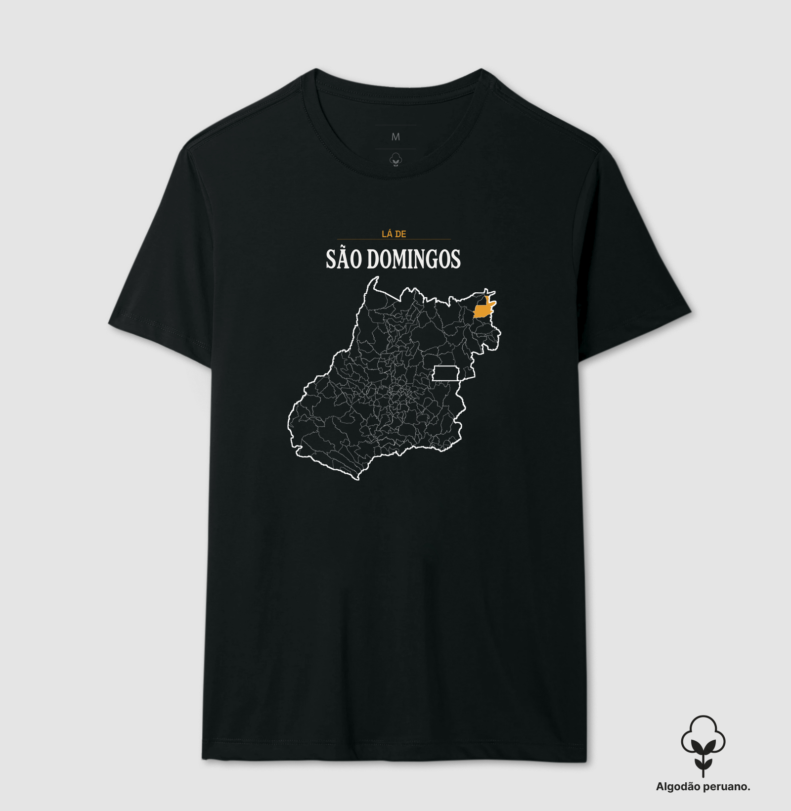 São Domingos | Território GO - Camiseta Algodão Peruano