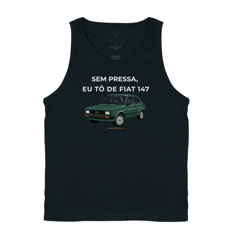 Sem pressa, eu tô de Fiat 147 - Verde