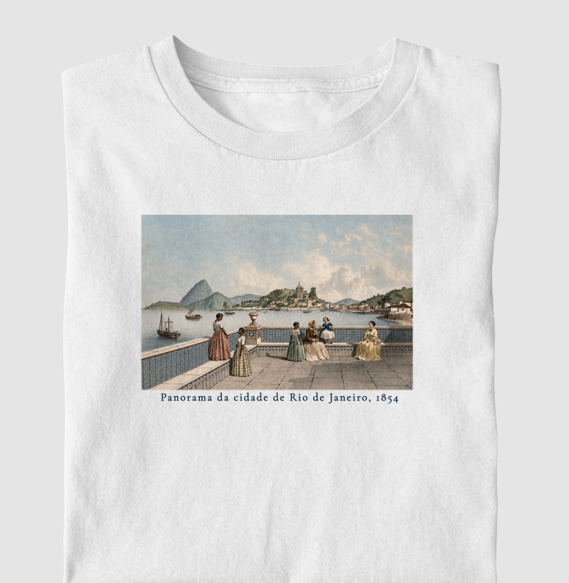 Camiseta Vistas do Rio de Janeiro — Brasil Oitocentista