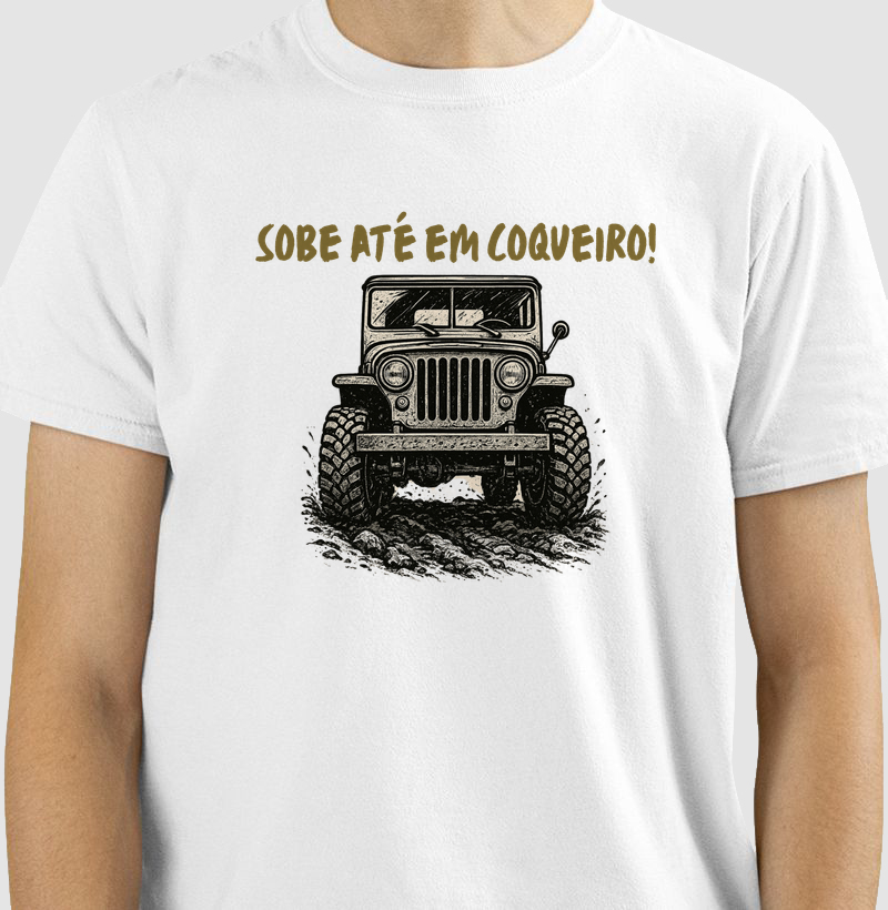 Sobe até em coqueiro
