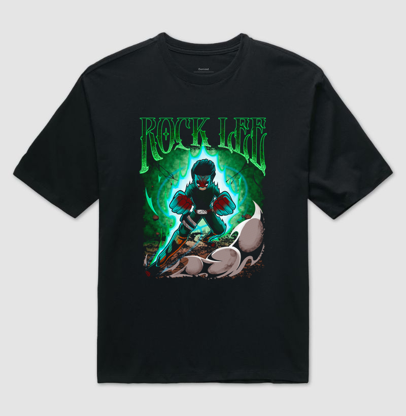Camiseta Oversized - Rock Lee