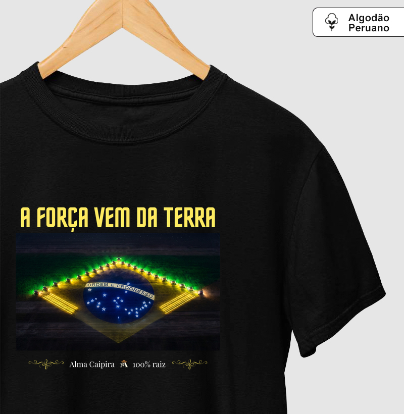 A força vem da terra